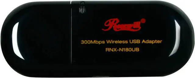 Alt view image 3 of 5 - Rosewill RNX-N180UB, Wireless N300 Wi-Fi Adapter, IEEE 802.11b/11g/11n, (2T2R) Up to 300Mbps Wireless Data Rates, USB 2.0 Interface, WPS supported
