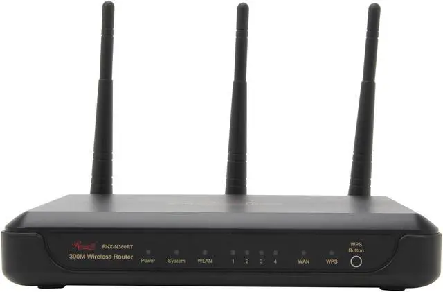 Alt view image 2 of 5 - Rosewill RNX-N360RT - N300 Wi-Fi Router - IEEE 802.11b / g / n, Up to 300Mbps Data Rates, Three Fixed Antennas