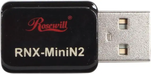 Alt view image 2 of 6 - Rosewill RNX-MiniN2 (RWLD-11002) Wireless Adapter IEEE 802.11b/g/n USB 2.0 Up to 300Mbps Wireless Data Rates