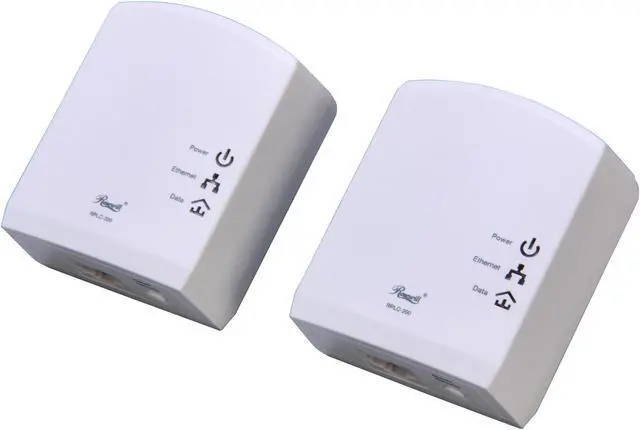 Main image of Rosewill RPLC-200KIT Premium 200Mbps Powerline AV+ mini Wall-Plug Adapter