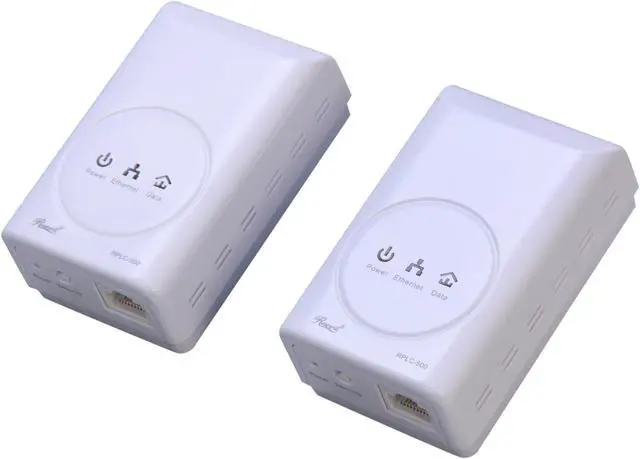 Main image of Rosewill RPLC-500KIT Powerline AV Wall-Plug Gigabit Adapter (Starter Kit - 2 Units) Up to 500Mbps
