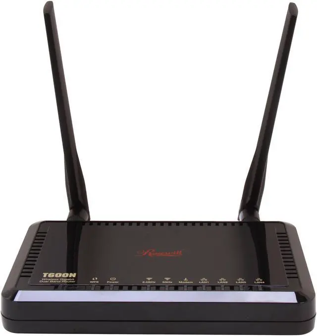Alt view image 2 of 6 - Rosewill RNX-T600N, Dual Band Wireless N600 Wi-Fi Router, IEEE 802.11b/11g/11n, Up to 300+300Mbps Wireless Data Rates, 2x High Power Antenna