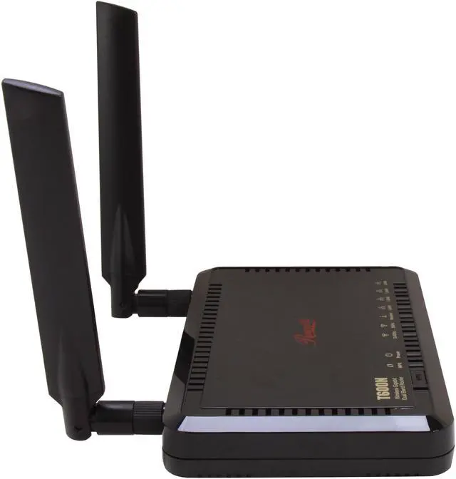 Alt view image 5 of 6 - Rosewill RNX-T600N, Dual Band Wireless N600 Wi-Fi Router, IEEE 802.11b/11g/11n, Up to 300+300Mbps Wireless Data Rates, 2x High Power Antenna