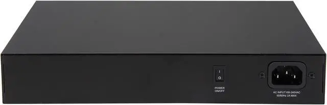 Alt view image 4 of 5 - Rosewill RGS-108P - Two (2) or Four (4) Port Ethernet Desktop Gigabit PoE Switch with Metal Enclosure
