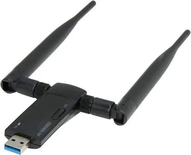 Alt view image 5 of 6 - Rosewill RNX-AC1200UBE2 - Dual Band Wireless AC1200 Adapter - IEEE 802.11AC a / b / g / n, Up to 867 Mbps (5.0 GHz) + 300 Mbps (2.4 GHz) Wi-Fi Data Rates, USB 3.0 Interface