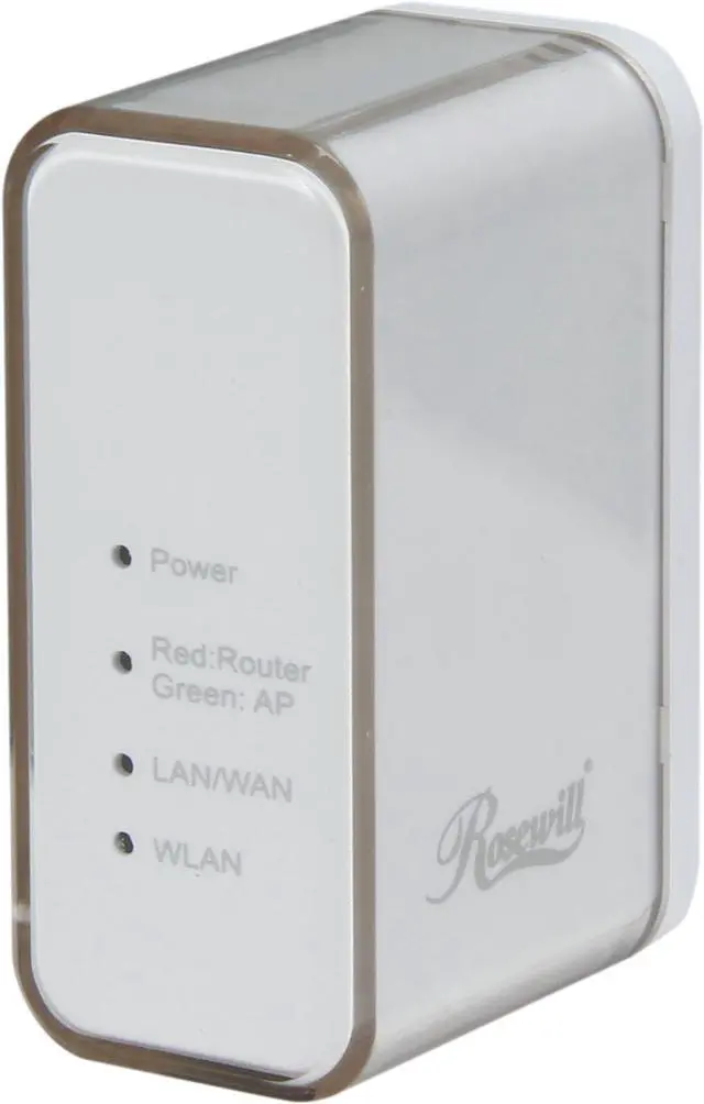Main image of Rosewill RNX-TRT150RT - Wireless N150 Travel Router - IEEE 802.11b / g / n, Up to 150 Mbps Wireless Data Rates, Portable