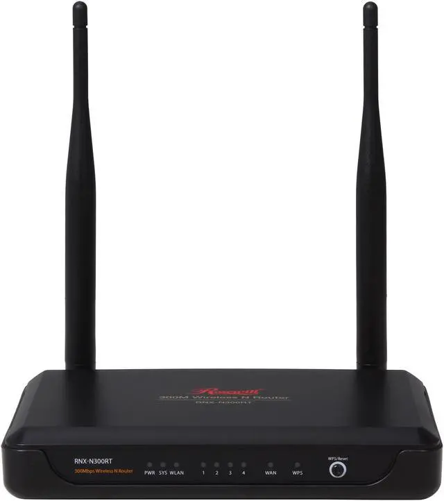 Alt view image 3 of 6 - Rosewill RNX-N300RTv2 - Wireless N300 Router - IEEE 802.11 b/g/n, Up to 300 Mbps Wi-Fi Data Rates, 2 x 5 dBi Fixed Antenna