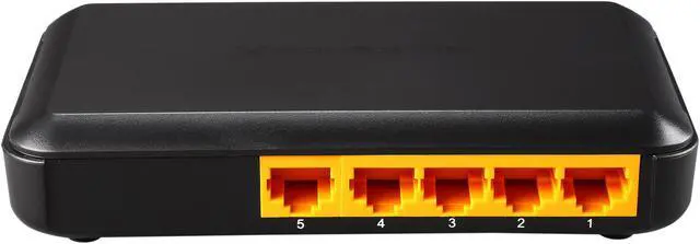 Alt view image 4 of 6 - Rosewill RC-FS405X - 10/100Mbps 5-Port Unmanaged Power-Saving Desktop Switch