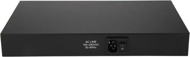 Alt view image 4 of 5 - Rosewill RC-GS1024v2 10/100/1000 Mbps 24-Port Unmanaged Gigabit Desktop / Rackmountable Switch, Metal Case, Power-Saving