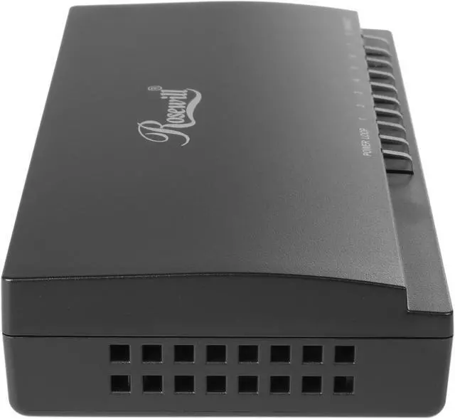 Alt view image 5 of 6 - Rosewill RC-410LXv2, 10/100/1000 Mbps 8-Port Gigabit Desktop Switch