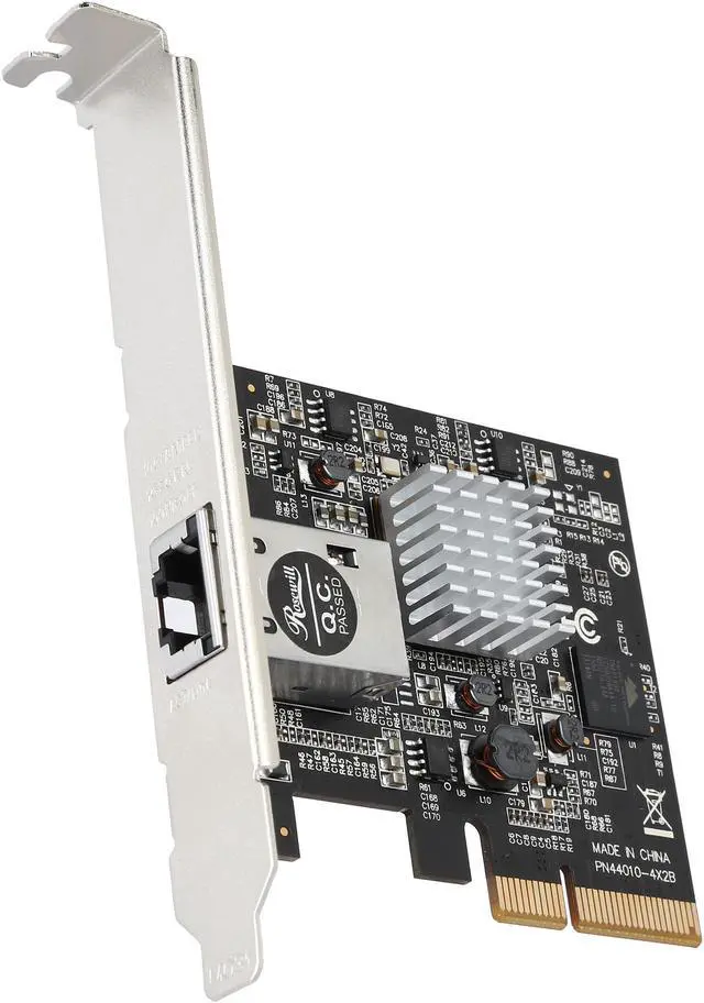 Main image of Rosewill RC-NIC412v2, 10G Ethernet Network Adapter Card, 10GBASE-T 5-Speed RJ45 PCIe NIC Card