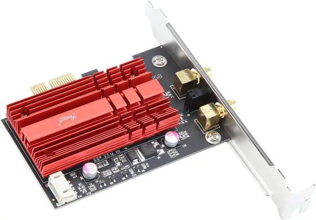Alt view image 7 of 8 - Rosewill RNX-AC2030PCE, Dual Band Wireless AC2030 Wi-Fi Adapter, Up to 1730 Mbps (5.0 GHz) + 300 Mbps (2.4 GHz) Wireless Data Rates, PCI-Express Interface, 2 x External Antennas, Bluetooth 5.0