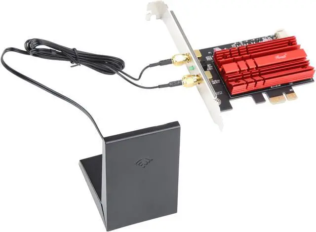 Alt view image 8 of 8 - Rosewill RNX-AC2030PCE, Dual Band Wireless AC2030 Wi-Fi Adapter, Up to 1730 Mbps (5.0 GHz) + 300 Mbps (2.4 GHz) Wireless Data Rates, PCI-Express Interface, 2 x External Antennas, Bluetooth 5.0