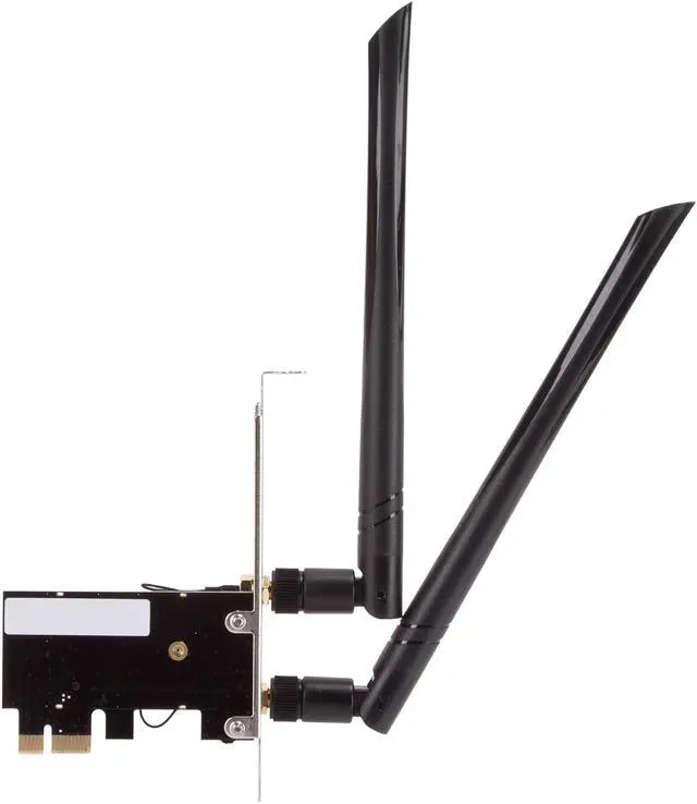 Alt view image 4 of 5 - Rosewill PCI-e WiFi 6 Network Card AX3000Mbps Bluetooth 5.0 Adapter - Wireless PCI Express Wi-Fi Adapters 802.11AX AX200 2.4GHz/5.8GHz Dual Band Antenna for Windows 10