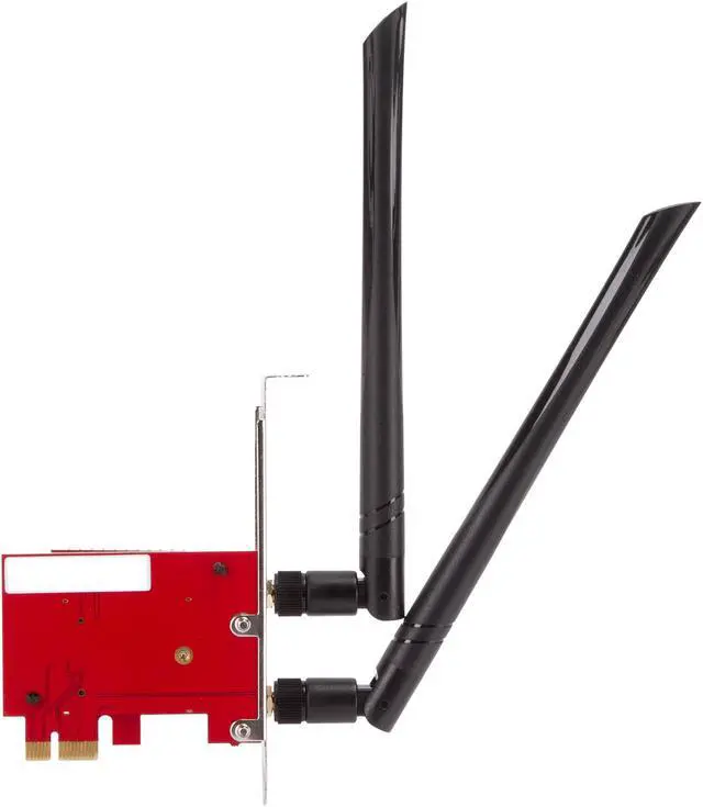 Alt view image 4 of 5 - Rosewill PCI-e WiFi 6 Network Card AX3000Mbps Bluetooth 5.0 Adapter - Wireless PCI Express Wi-Fi Adapters 802.11AX AX200 2.4GHz/5.8GHz Dual Band Antenna for Windows 10