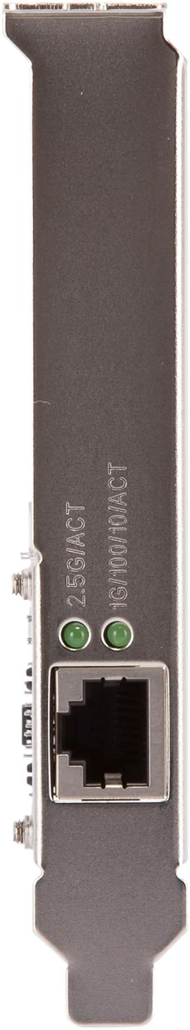 Alt view image 3 of 5 - Rosewill RC-20001 2.5GBASE-T PCIe Network Adapter 2.5Gbps PCI-Express x1 1 x RJ45