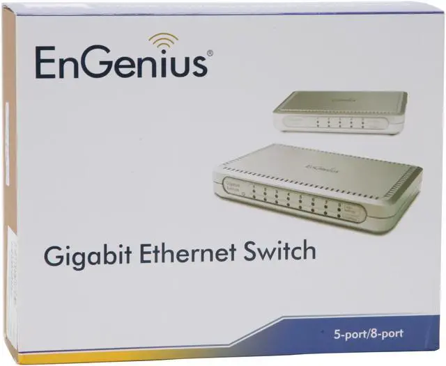 Alt view image 5 of 5 - EnGenius ESG-8808 Gigabit Switch
