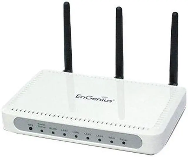 Main image of EnGenius ESR-9710 300Mbps 10/100 WAN 4 10/100/1000 LAN Gigabit Router IEEE 802.11b/g, IEEE 802.11n Draft