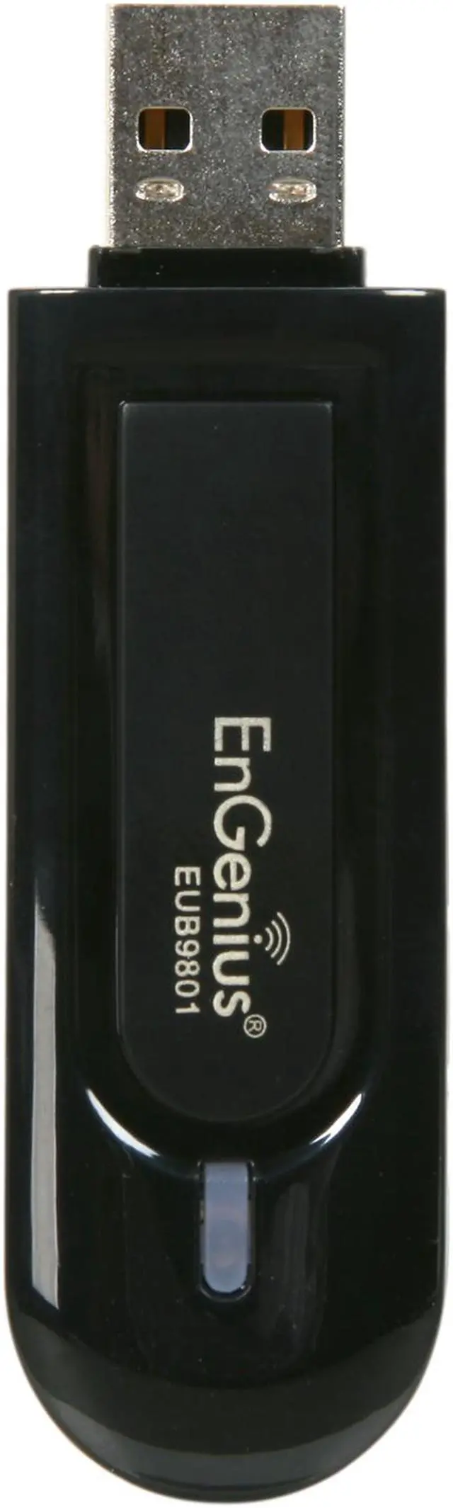 Alt view image 3 of 5 - EnGenius EUB9801 Dual-Band Wireless N Adapter 300Mbps on 2.4GHz or 300Mbps on 5GHz, USB 2.0, WPS Button