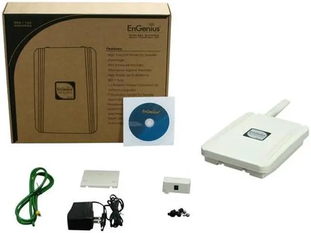 Alt view image 5 of 5 - EnGenius EOA3630 Long Range Outdoor Wireless Access Point/Client Bridge/Repeater with 5dBi omni antenna / 600mW High Power for Long Range