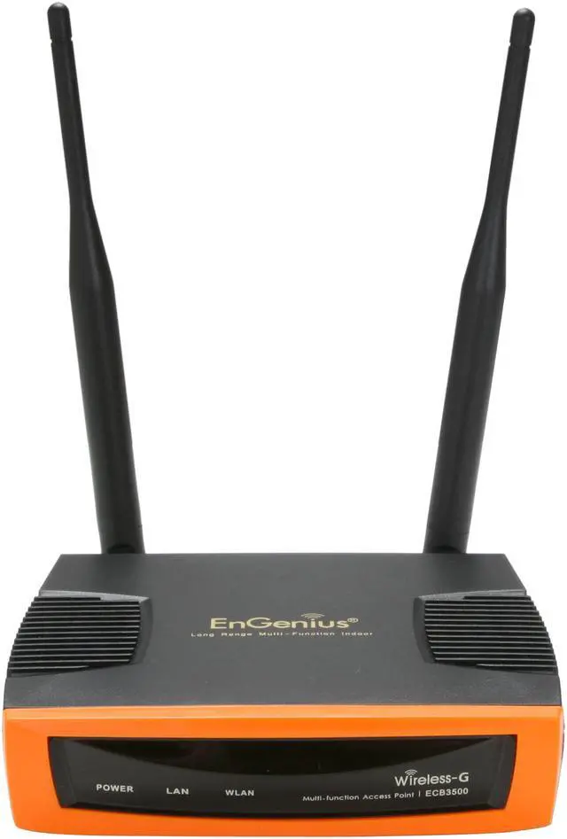 Alt view image 2 of 5 - EnGenius ECB3500 Wireless Access Point/Client Bridge Long Range 802.11b/g up to 108Mbps with 5dBi external antenna / 600mW High Power for Long Range
