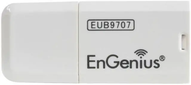 Alt view image 2 of 5 - EnGenius EUB9707 Wireless-N Mini Adapter IEEE 802.11b/g/n, Up to 150Mbps, WPS Button