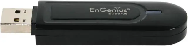 Alt view image 5 of 7 - EnGenius EUB9706 Wireless N Adapter IEEE 802.11b/g/n, Up to 300Mbps, WPS Button
