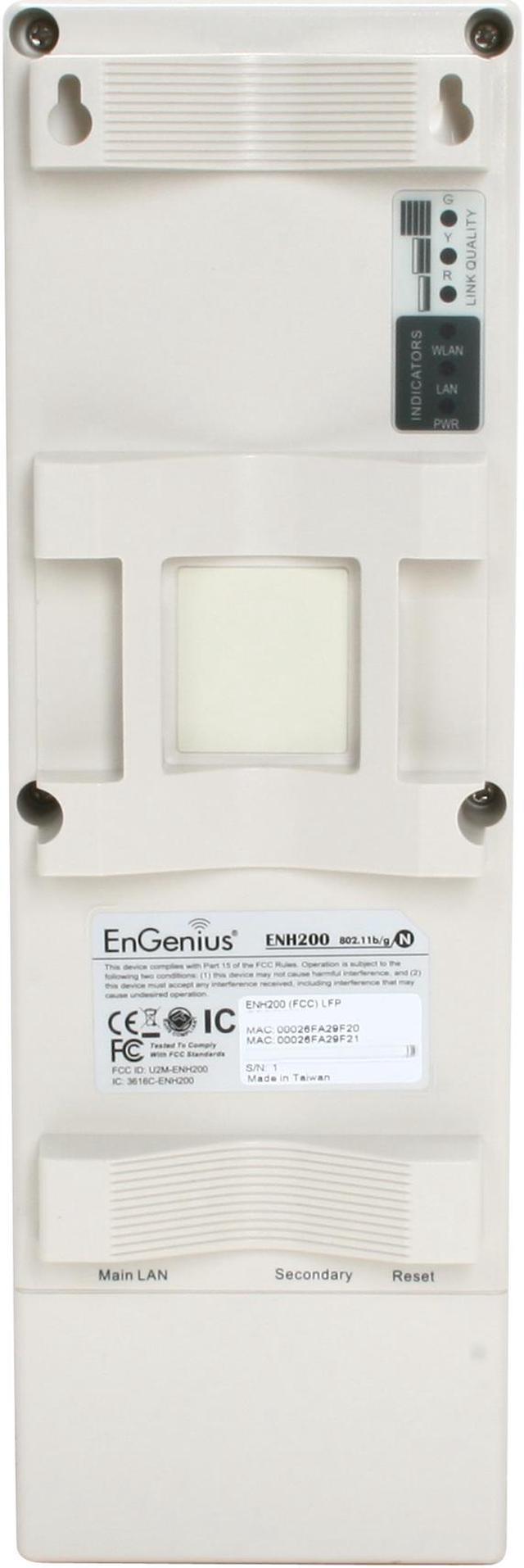 Alt view image 4 of 6 - EnGenius ENH200 Wireless Client Bridge/Access Point Long Range 802.11 b/g/n up to 150 Mbps / 500mW High Power for Long Range