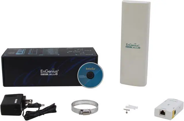 Alt view image 7 of 7 - EnGenius ENH500 N300 Business-Class, Long Range 5GHz Wireless Bridge/Access Point