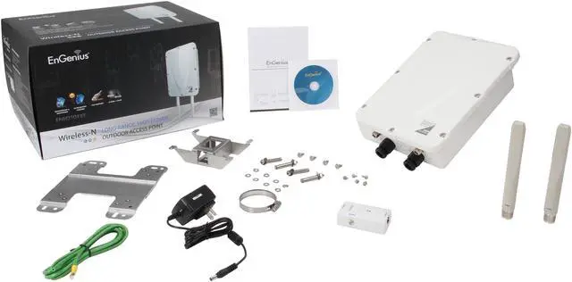 Alt view image 9 of 9 - EnGenius ENH210EXT Long Range High-Power Wireless-N Outdoor Access Point