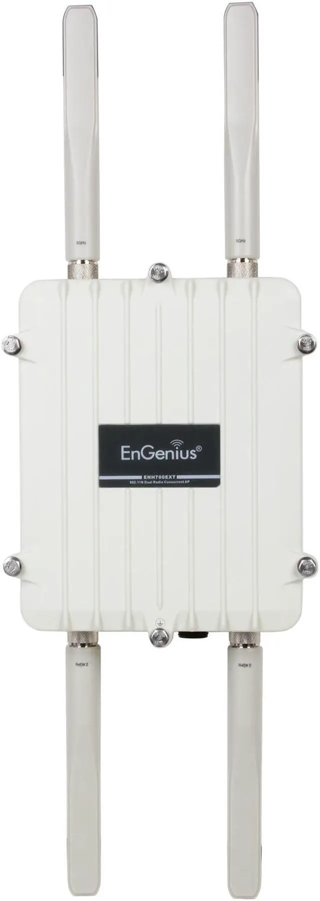 Alt view image 2 of 11 - EnGenius ENH700EXT N600 Long-Range Dual Radio Wireless Outdoor Access Point