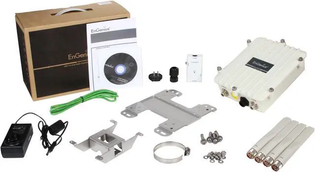Alt view image 11 of 11 - EnGenius ENH700EXT N600 Long-Range Dual Radio Wireless Outdoor Access Point