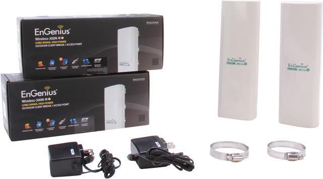 Alt view image 6 of 6 - EnGenius N-ENH500 Kit(2 x ENH500) N300 Business-Class, Long Range 5 GHz Wireless Bridge / Access Point