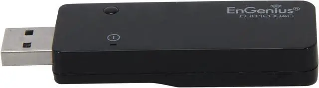Alt view image 2 of 4 - EnGenius EUB1200AC Dual Band 2.4 or 5 GHz Wireless 802.11AC USB 3.0 Adapter