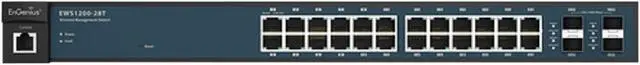 Alt view image 3 of 3 - EnGenius EWS1200-28TFP Managed 24-Port Gigabit Managed PoE+ Switch