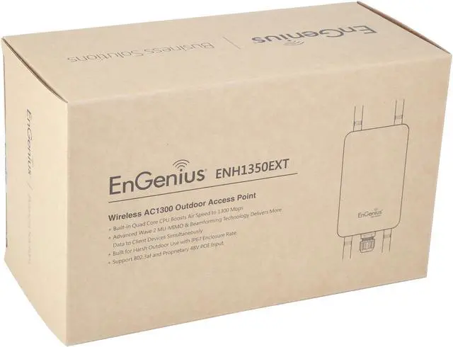 Alt view image 4 of 4 - EnGenius ENH1350EXT 802.11ac Wave 2, Compact Indoor Wireless Access Point