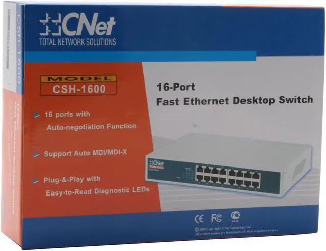 CNet CSH-1600 Switch - Newegg.com