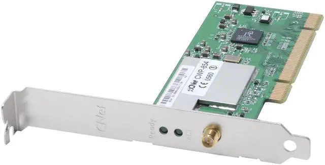 Alt view image 2 of 7 - CNet CWP-854 Wireless-G Adapter IEEE 802.11b/g PCI Up to 54Mbps Wireless Data Rates