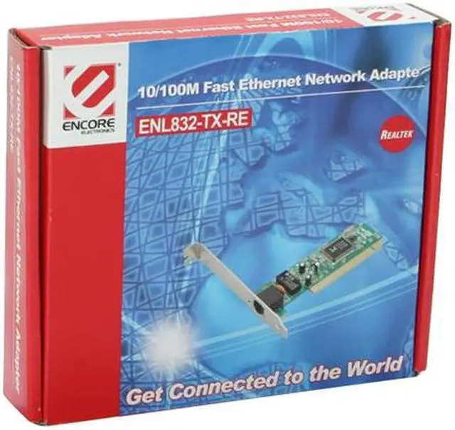 Alt view image 6 of 6 - ENCORE ENL832-TX-RE Fast Ethernet card 10/100Mbps PCI 1 x RJ45