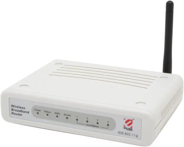 Alt view image 2 of 5 - ENCORE ENHWI-G(3) 54 Mbps Broadband Wirelss Router with 4-swit IEEE 802.11b/g