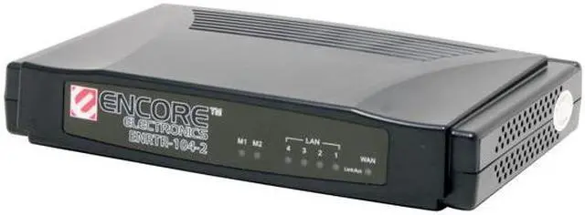 Main image of ENCORE ENRTR-104-2 Broadband Wired Router 1 x 10/100Mbps WAN Ports 4 x 10/100Mbps LAN Ports