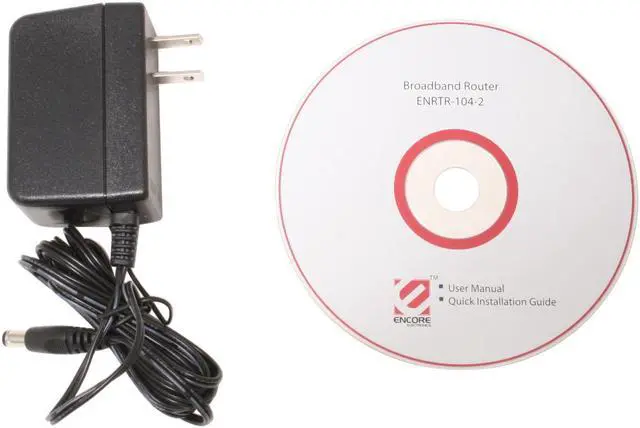 Alt view image 4 of 5 - ENCORE ENRTR-104-2 Broadband Wired Router 1 x 10/100Mbps WAN Ports 4 x 10/100Mbps LAN Ports