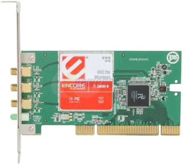 Alt view image 4 of 5 - ENCORE ENLWI-N Wireless Adapter IEEE 802.11b/g, IEEE 802.11n Draft 2.0 PCI 2.3 Up to 300Mbps Wireless Data Rates