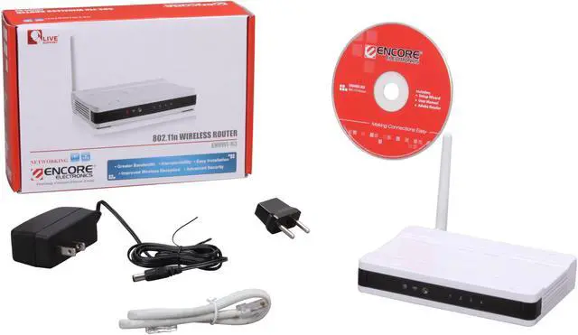 Alt view image 4 of 4 - ENCORE ENHWI-N3 802.11b/g/n Wireless Router and Repeater up to 150Mbps