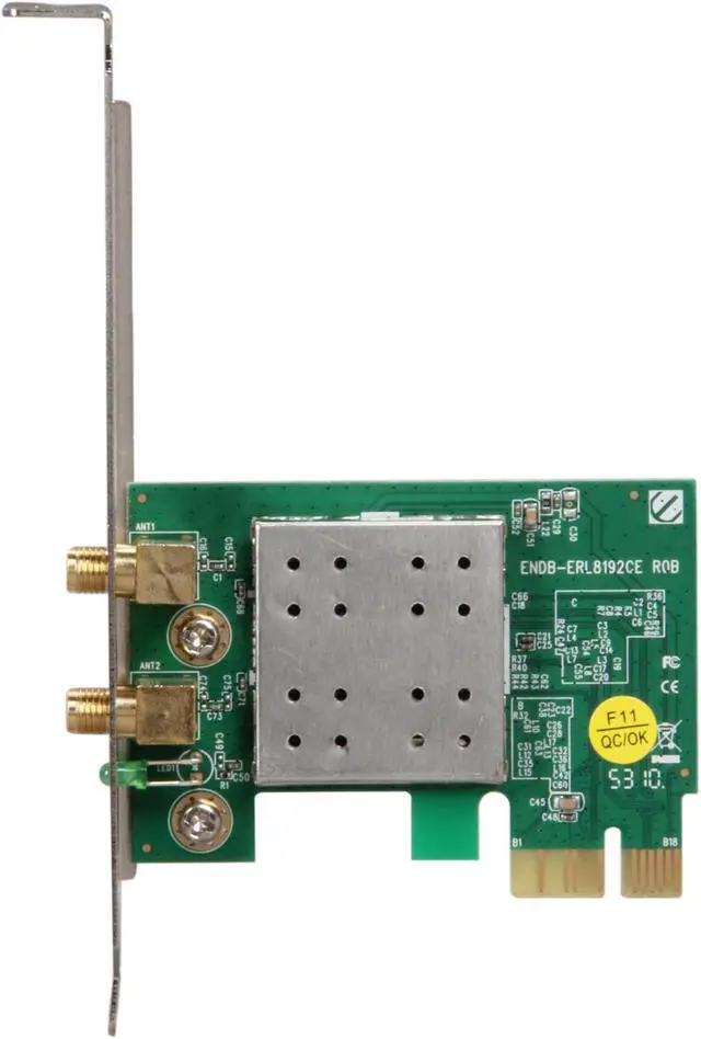 Alt view image 3 of 6 - ENCORE ENEWI-2XN42 Wireless N300 Adapter, 2dBi IEEE 802.11b/g/n PCI Express Up to 300Mbps Wireless Data Rates