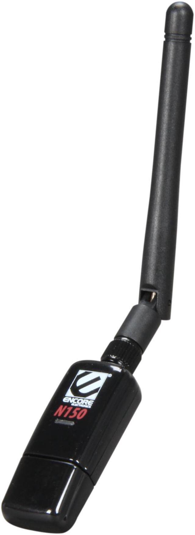 Main image of ENCORE ENUWI-1XN42 Wireless N150 Adapter, 2dBi IEEE 802.11b/g/n USB 2.0 Up to 150Mbps Wireless Data Rates