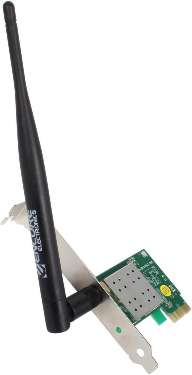 Main image of ENCORE ENEWI-1XN45 Wireless N150 Adapter with 5 dBi antenna, IEEE 802.11b/g/ n 2.0 PCI Express Up to 150Mbps