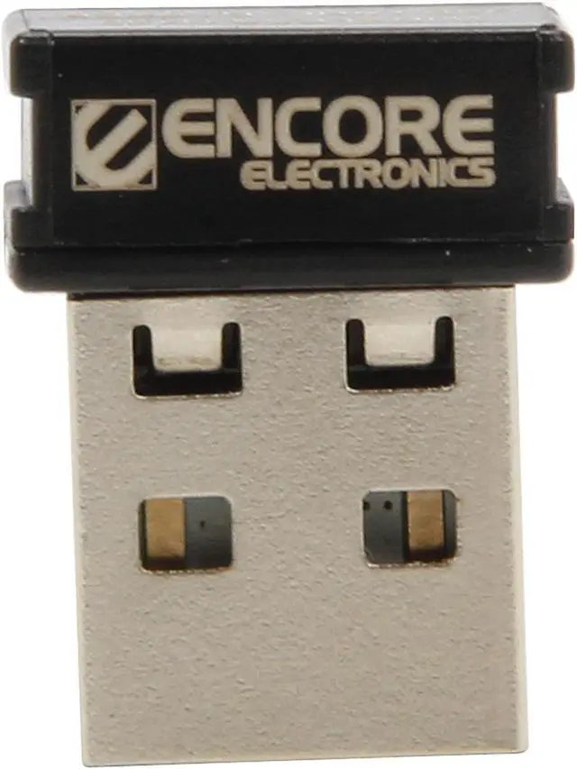 Alt view image 2 of 6 - ENCORE ENUWI-1XN4M Wireless N150 Mini Adapter IEEE 802.11b/g/n USB 2.0 Up to 150Mbps Wireless Data Rates