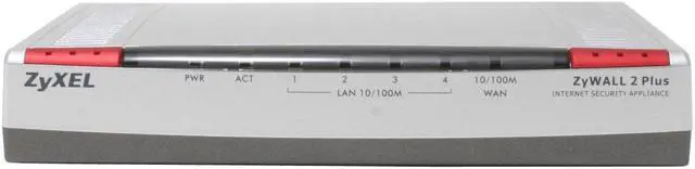 Alt view image 3 of 7 - ZyXEL ZyWALL 2 PLUS 24 Mbps VPN Internet Security Appliance