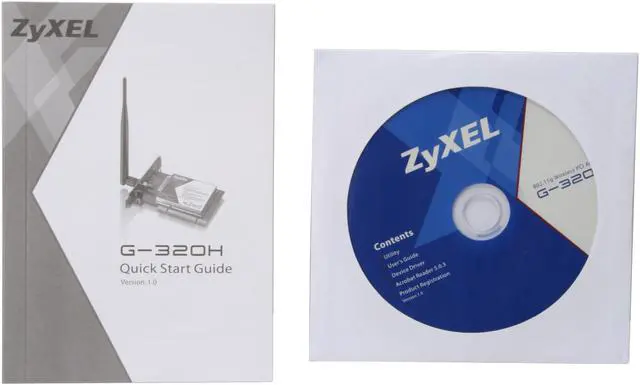 Alt view image 6 of 7 - ZyXEL G320H 802.11g wireless PCI adapter with 5 dbi High-gain antenna